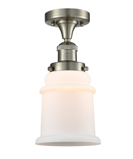 Franklin Restoration LED Semi-Flush Mount in Brushed Satin Nickel (405|517-1CH-SN-G181-LED)