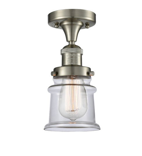 Franklin Restoration LED Semi-Flush Mount in Brushed Satin Nickel (405|517-1CH-SN-G182S-LED)