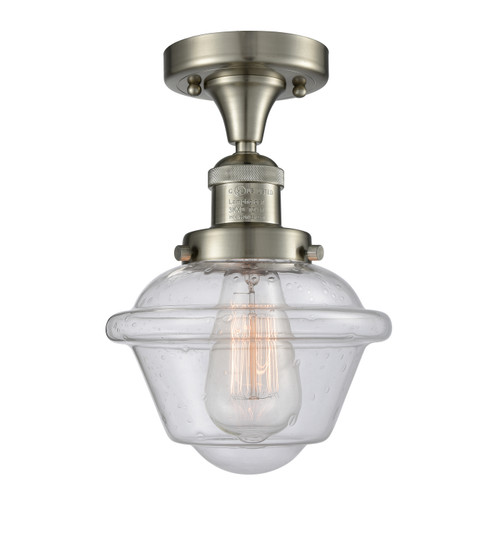 Franklin Restoration LED Semi-Flush Mount in Brushed Satin Nickel (405|517-1CH-SN-G534-LED)