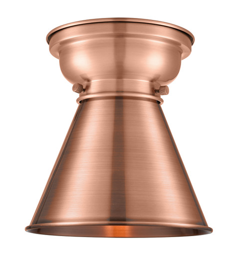 Franklin Restoration One Light Flush Mount in Antique Copper (405|623-1F-AC-M13-AC)