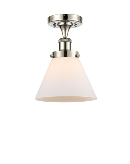 Ballston Urban One Light Semi-Flush Mount in Polished Nickel (405|916-1C-PN-G41)