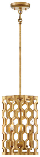 Coronade Three Light Mini Pendant in Pandora Gold Leaf (29|N6770-293) Coronade Three Light Mini Pendant in Pandora Gold Leaf (29|N6770-293)