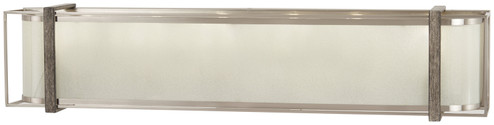Tyson's Gate Six Light Bath in Brushed Nickel w/Shale Wood (7|4566-098)