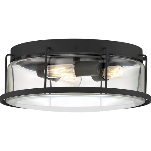 Ludlow Three Light Flush Mount in Earth Black (10|LUD1613EK)