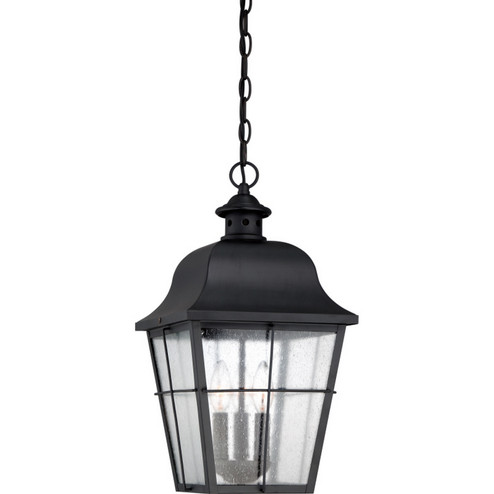 Millhouse Three Light Outdoor Hanging Lantern in Mystic Black (10|MHE1910K)