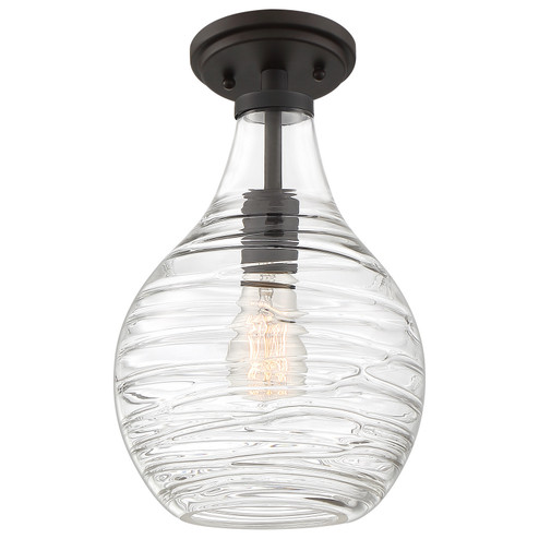 Genie One Light Semi-Flush Mount in Old Bronze (10|QSF4019OZ)