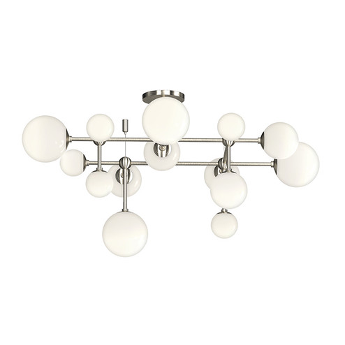 Sabon LED Semi-Flush Mount in Satin Nickel (69|2069.13)