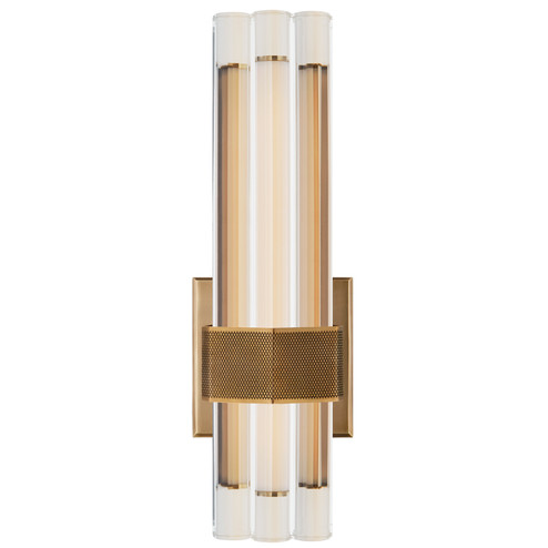 Fascio LED Wall Sconce in Hand-Rubbed Antique Brass (268|LR 2907HAB-CG)