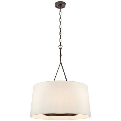 Dauphine Six Light Pendant in Aged Iron (268|S 5401AI-L)