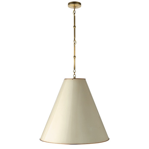 Goodman Two Light Pendant in Hand-Rubbed Antique Brass (268|TOB 5014HAB-AW)