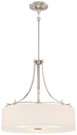 Poleis Three Light Pendant in Brushed Nickel (7|3308-84)