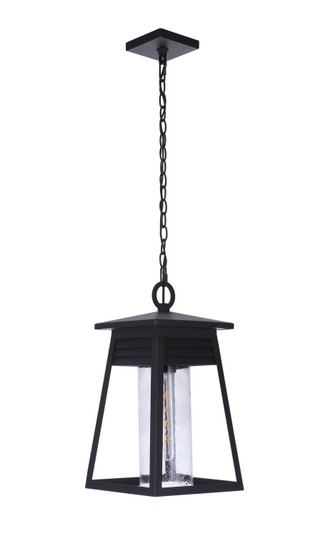 Becca One Light Outdoor Pendant in Textured Black (46|ZA2721-TB)