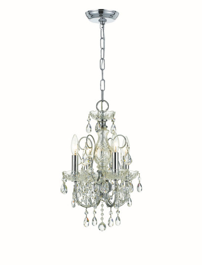Imperial Four Light Mini Chandelier in Polished Chrome (60|3224-CH-CL-S)