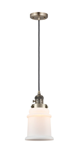 Franklin Restoration LED Mini Pendant in Antique Brass (405|201CSW-AB-G181-LED)