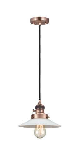 Franklin Restoration One Light Mini Pendant in Antique Copper (405|201CSW-AC-G1)