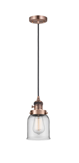 Franklin Restoration One Light Mini Pendant in Antique Copper (405|201CSW-AC-G52)