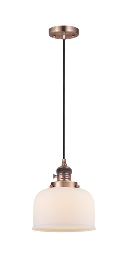 Franklin Restoration LED Mini Pendant in Antique Copper (405|201CSW-AC-G71-LED)