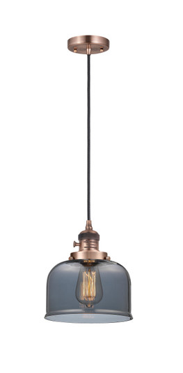 Franklin Restoration One Light Mini Pendant in Antique Copper (405|201CSW-AC-G73)