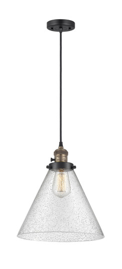 Franklin Restoration LED Pendant in Black Antique Brass (405|201CSW-BAB-G44-L)