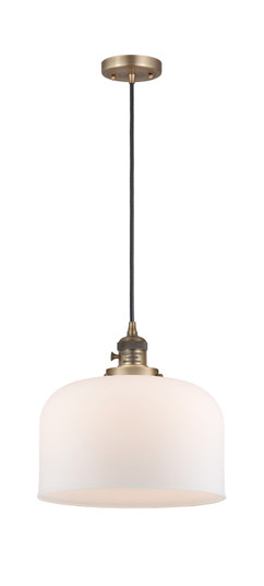 Franklin Restoration LED Mini Pendant in Brushed Brass (405|201CSW-BB-G71-L-LED)