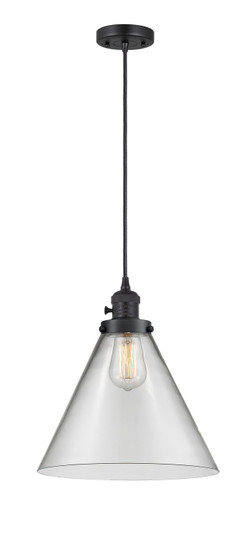 Franklin Restoration LED Pendant in Matte Black (405|201CSW-BK-G42-L)