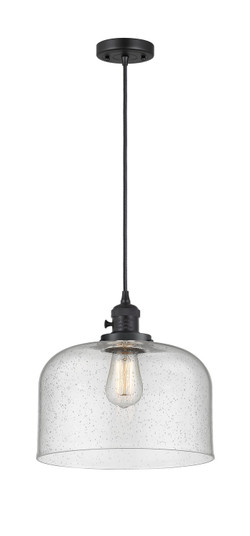 Franklin Restoration One Light Mini Pendant in Matte Black (405|201CSW-BK-G74-L)