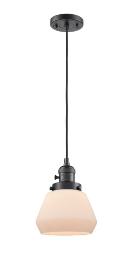 Franklin Restoration One Light Mini Pendant in Oil Rubbed Bronze (405|201CSW-OB-G171)