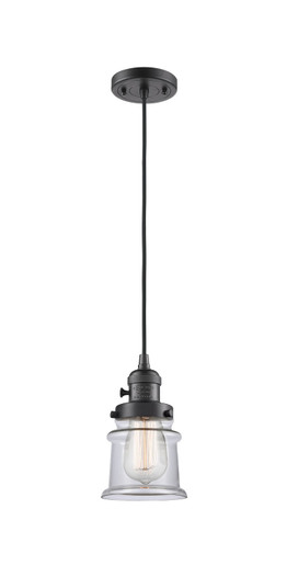 Franklin Restoration One Light Mini Pendant in Oil Rubbed Bronze (405|201CSW-OB-G182S)