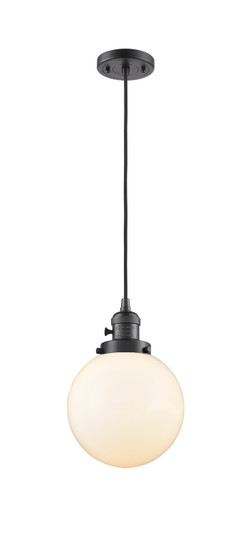 Franklin Restoration One Light Mini Pendant in Oil Rubbed Bronze (405|201CSW-OB-G201-8)