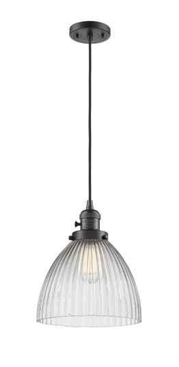Franklin Restoration One Light Mini Pendant in Oil Rubbed Bronze (405|201CSW-OB-G222)