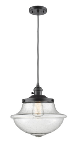 Franklin Restoration One Light Mini Pendant in Oil Rubbed Bronze (405|201CSW-OB-G544)
