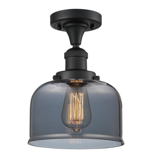 Franklin Restoration LED Semi-Flush Mount in Matte Black (405|517-1CH-BK-G73-LED)