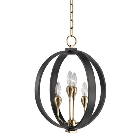Dresden Four Light Lantern in Aged Brass/Old Bronze (70|6716-AOB)