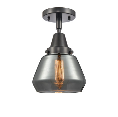 Caden One Light Semi-Flush Mount in Matte Black (405|447-1C-BK-G173)