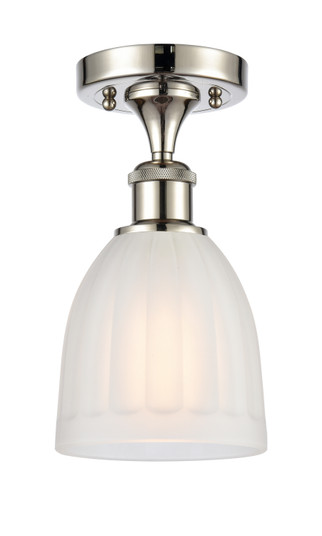 Ballston One Light Semi-Flush Mount in Polished Nickel (405|516-1C-PN-G441) Ballston One Light Semi-Flush Mount in Polished Nickel (405|516-1C-PN-G441)