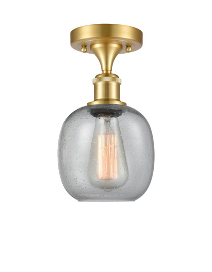 Ballston LED Semi-Flush Mount in Satin Gold (405|516-1C-SG-G104-LED)