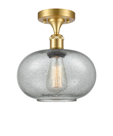 Ballston One Light Semi-Flush Mount in Satin Gold (405|516-1C-SG-G247)