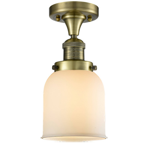 Franklin Restoration One Light Semi-Flush Mount in Antique Brass (405|517-1CH-AB-G51) Franklin Restoration One Light Semi-Flush Mount in Antique Brass (405|517-1CH-AB-G51)
