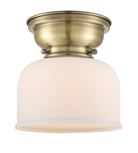 Franklin Restoration One Light Flush Mount in Antique Brass (405|623-1F-AB-G71)