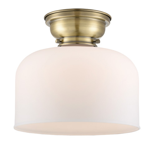 Franklin Restoration One Light Flush Mount in Antique Brass (405|623-1F-AB-G71-L)