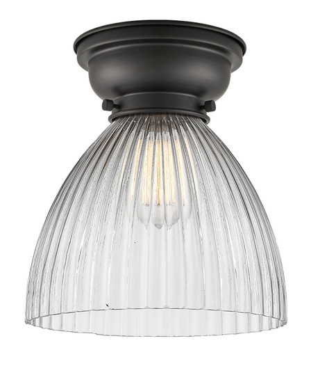 Franklin Restoration One Light Flush Mount in Matte Black (405|623-1F-BK-G222)