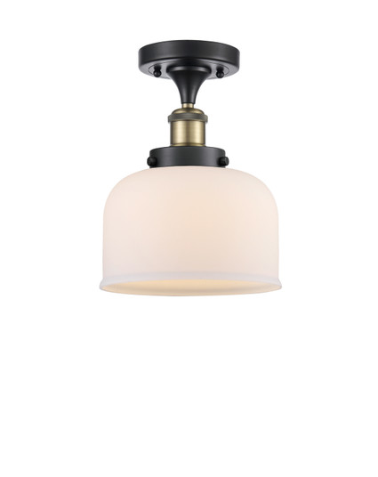 Ballston Urban One Light Semi-Flush Mount in Black Antique Brass (405|916-1C-BAB-G71)