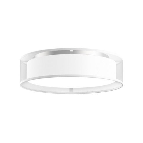 Dalton LED Flush Mount in White Organza (347|FM7916-WOR)