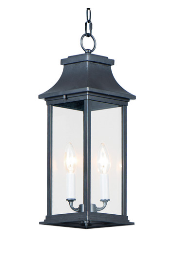 Vicksburg Two Light Outdoor Hanging Lantern in Black (16|30029CLBK)