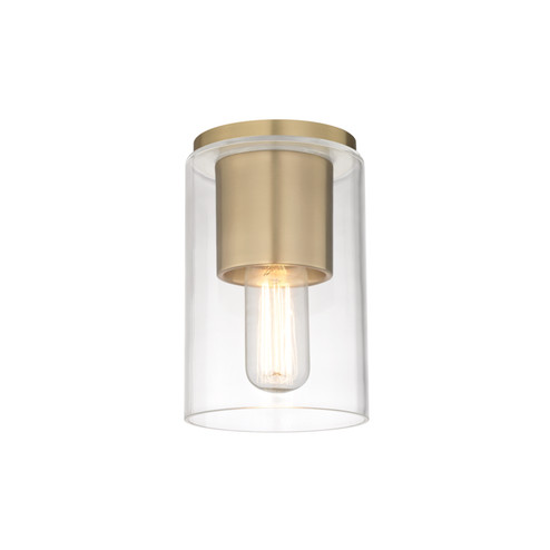 Lula One Light Flush Mount in Aged Brass (428|H135501-AGB)