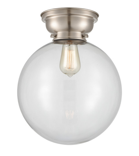 Franklin Restoration One Light Flush Mount in Brushed Satin Nickel (405|623-1F-SN-G202-12)