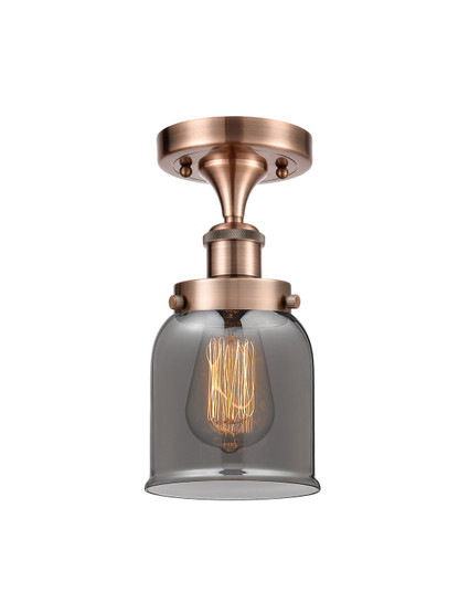 Ballston Urban One Light Semi-Flush Mount in Antique Copper (405|916-1C-AC-G53)