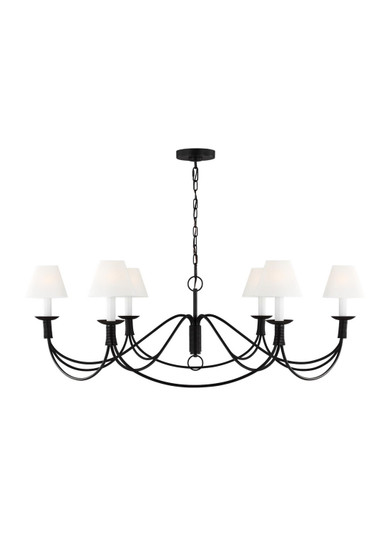 Sullivan Six Light Chandelier in Aged Iron (454|LC1196AI)