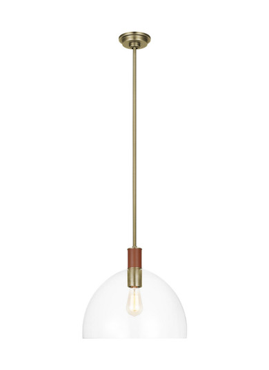 Hadley One Light Pendant in Time Worn Brass (454|LP1061TWBCG)