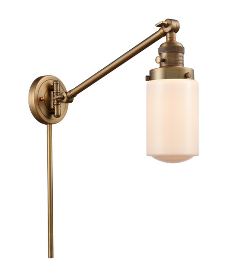 Franklin Restoration LED Swing Arm Lamp in Brushed Brass (405|237-BB-G311-LED)